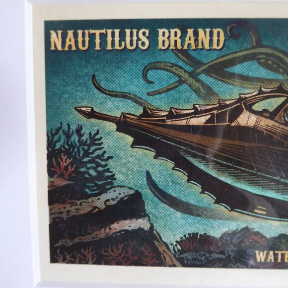 NEW DISNEY 20,000 LEAGUES NAUTILUS ART PRINT BY CHET PHILLIPS (SIGNED) - Picture 3 of 7